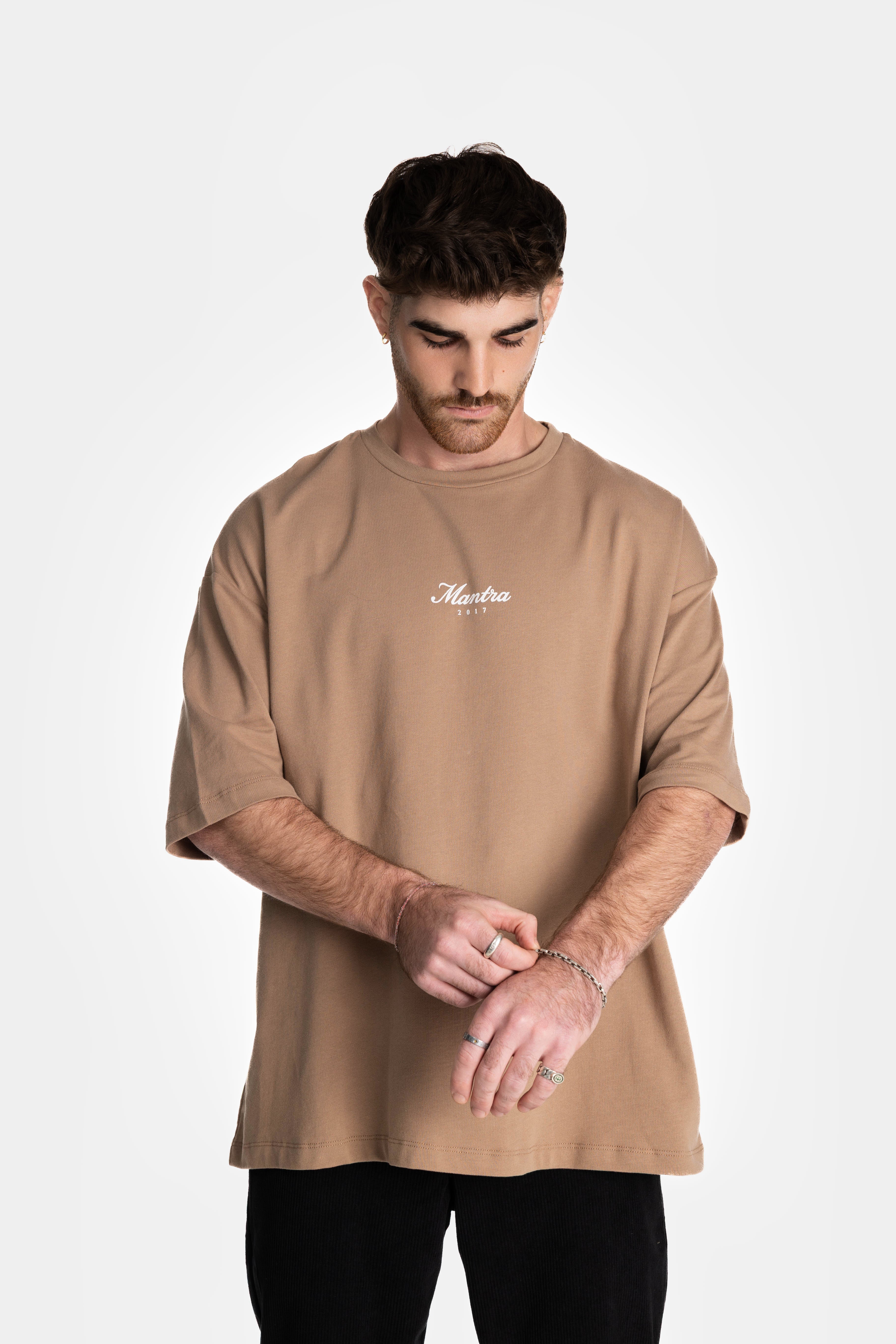 Brown Oversized Sweat T