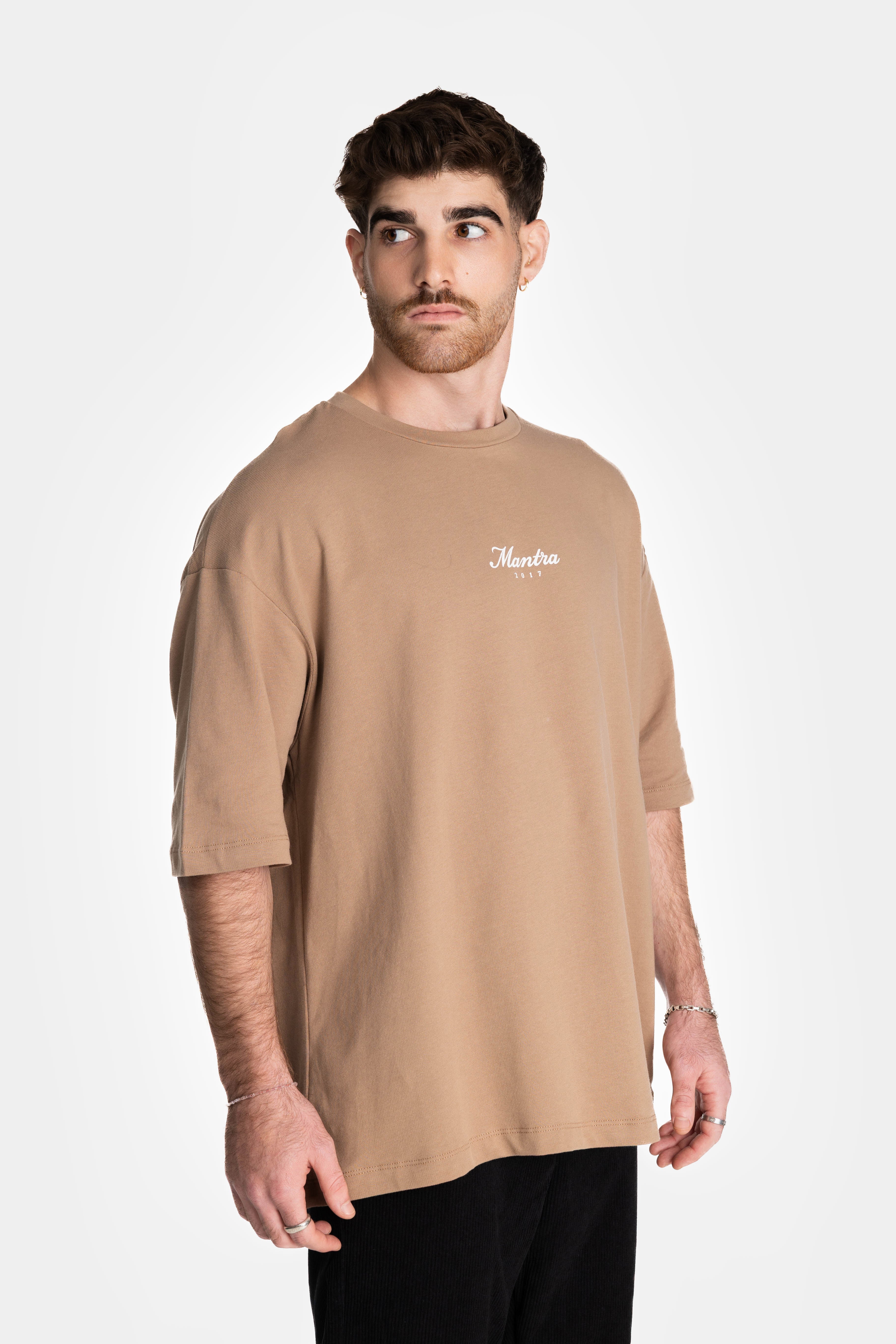 Brown Oversized Sweat T