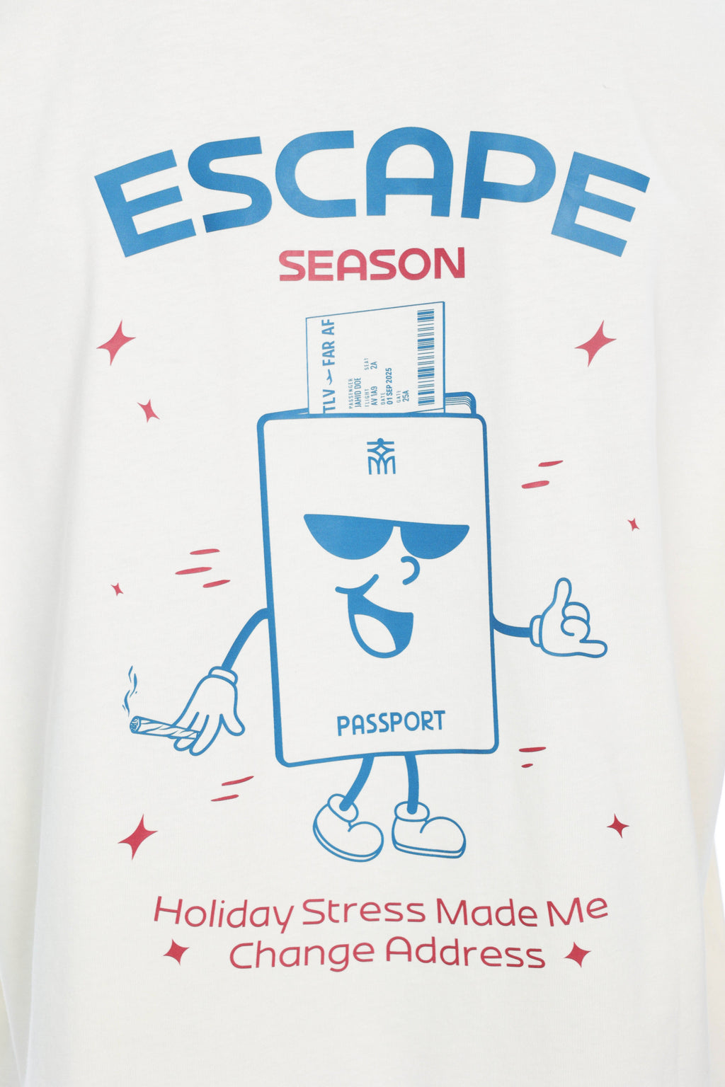 Cream Escape Oversized Shirt