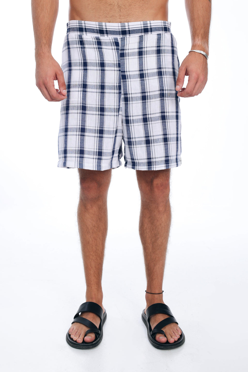 Blue Checks Short