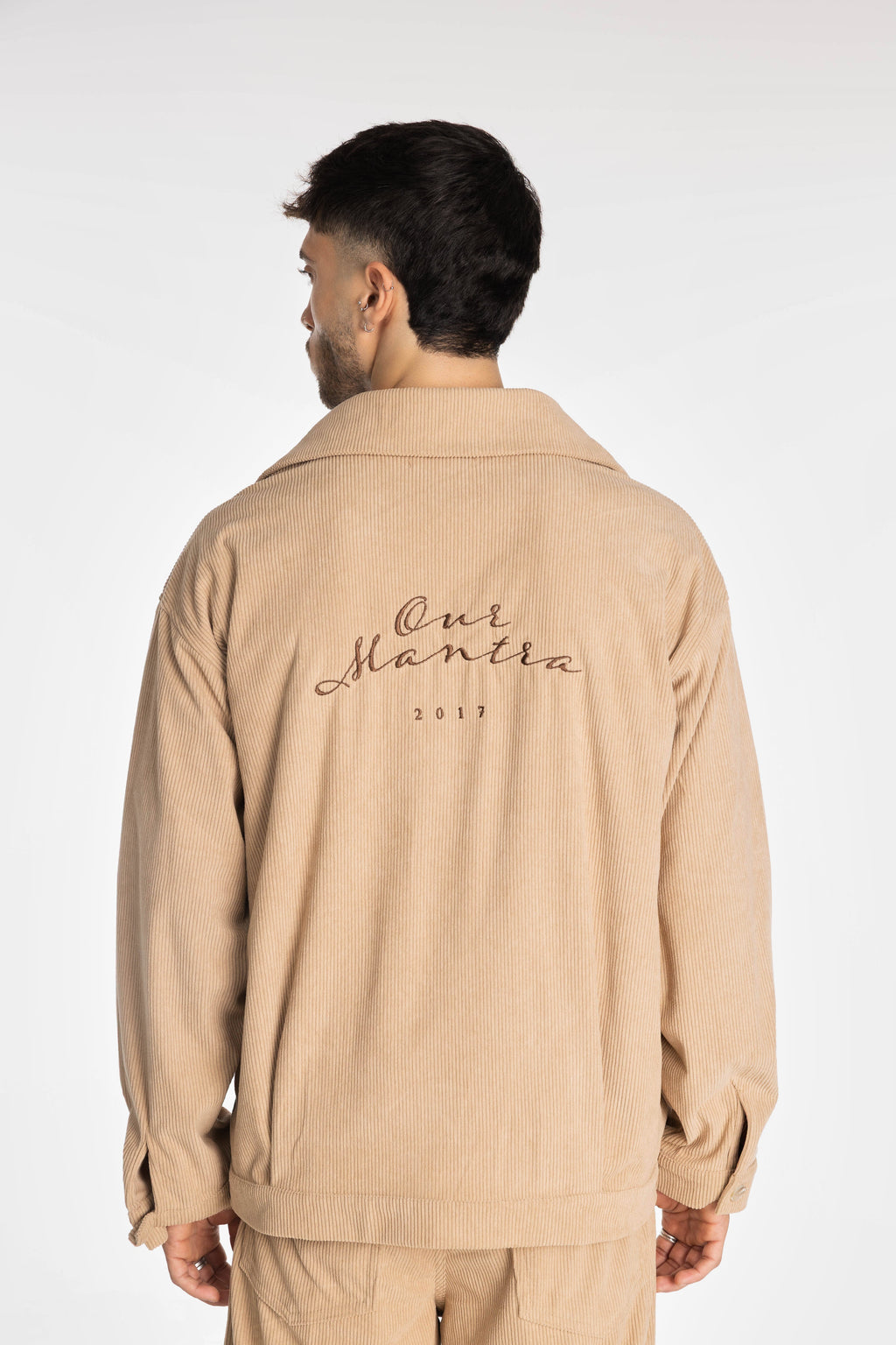 Camel Loose Corduroy Jacket