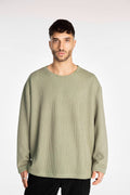 Olive Knit Oversized Sweater
