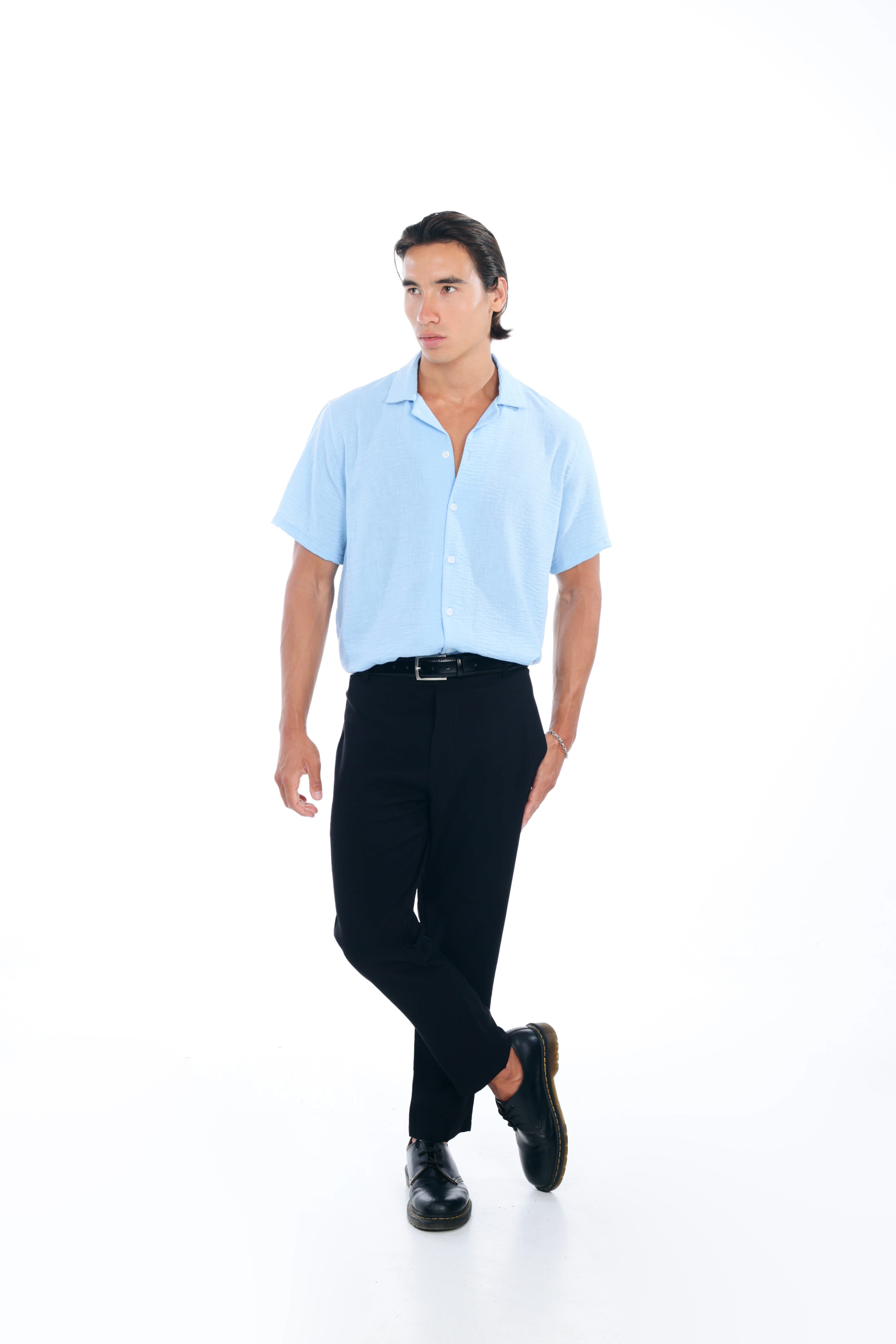 Blue Linen Shirt