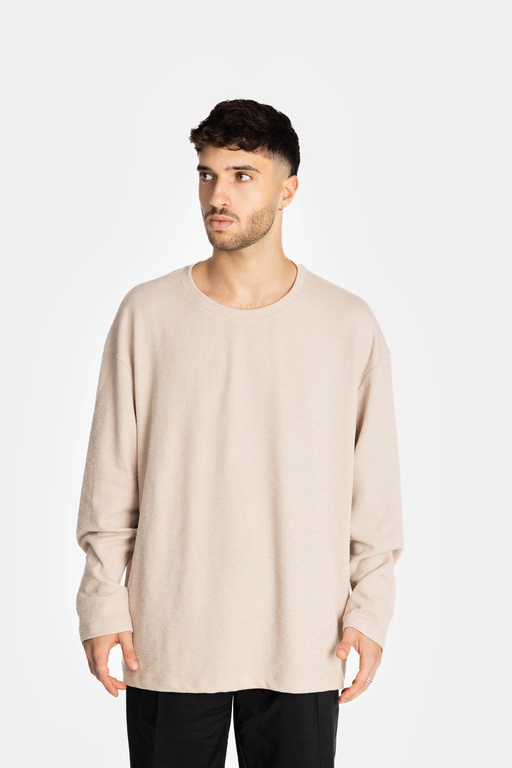 Stone Long Rib Oversized T