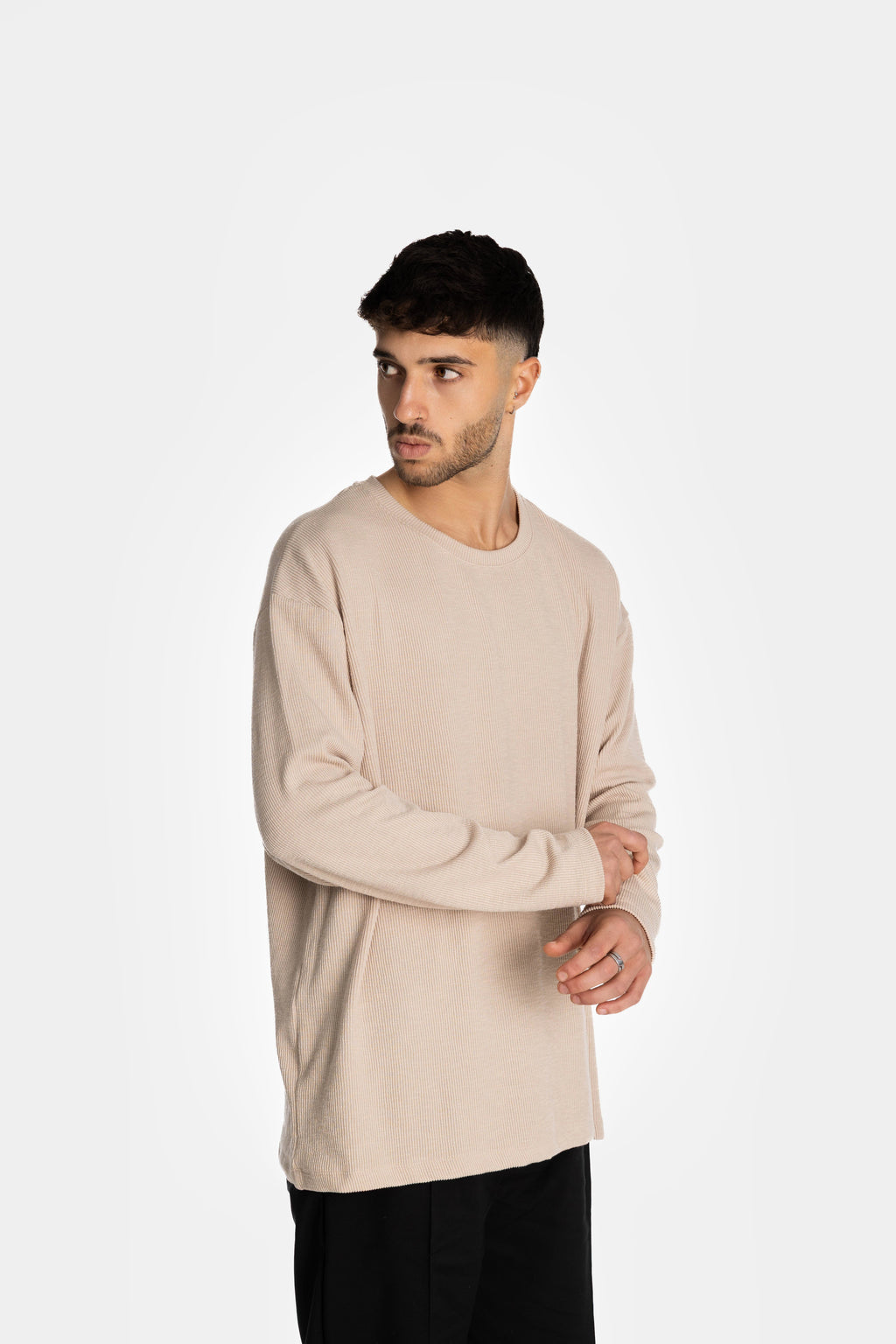 Stone Long Rib Oversized T