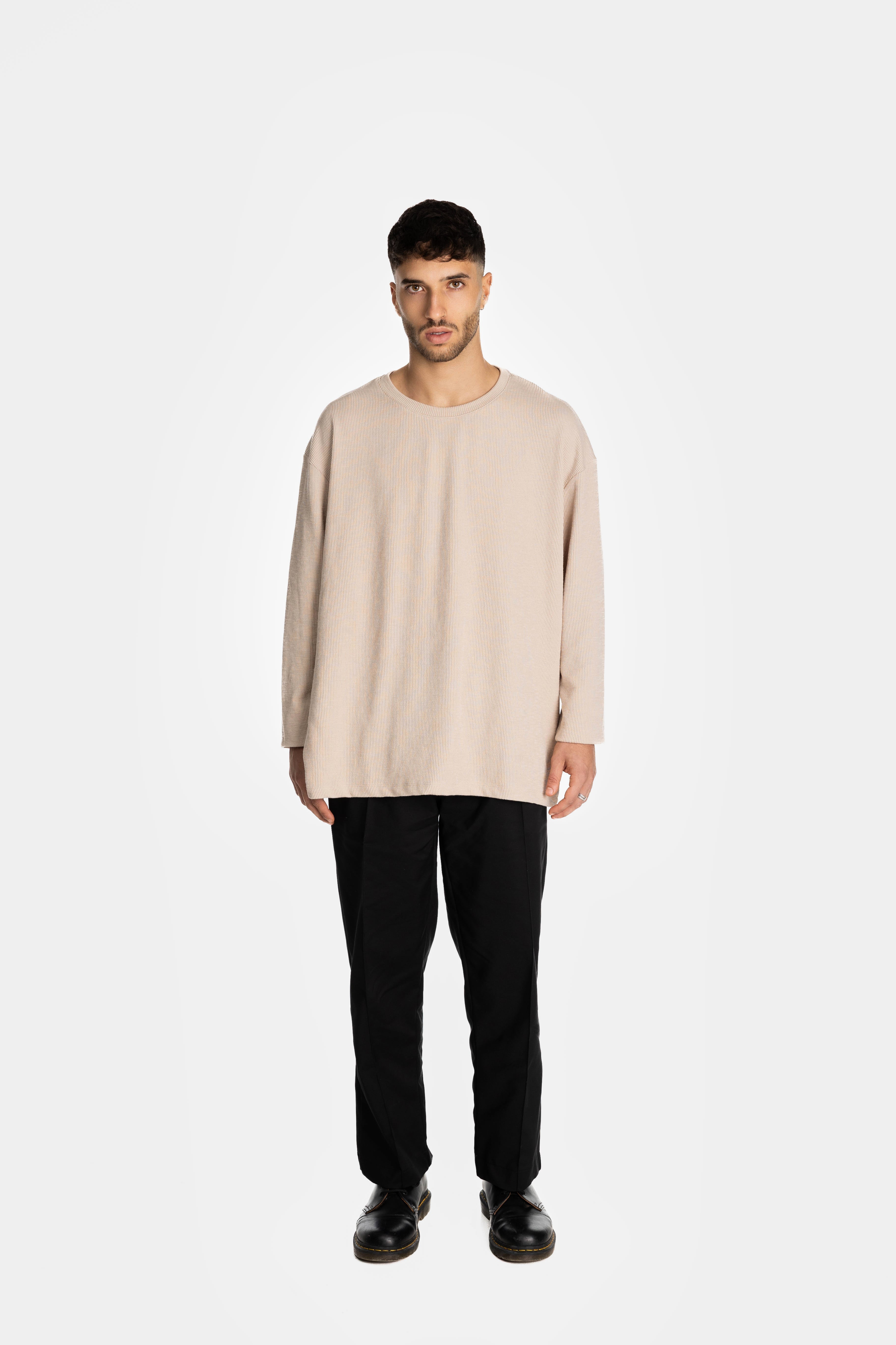 Stone Long Rib Oversized T