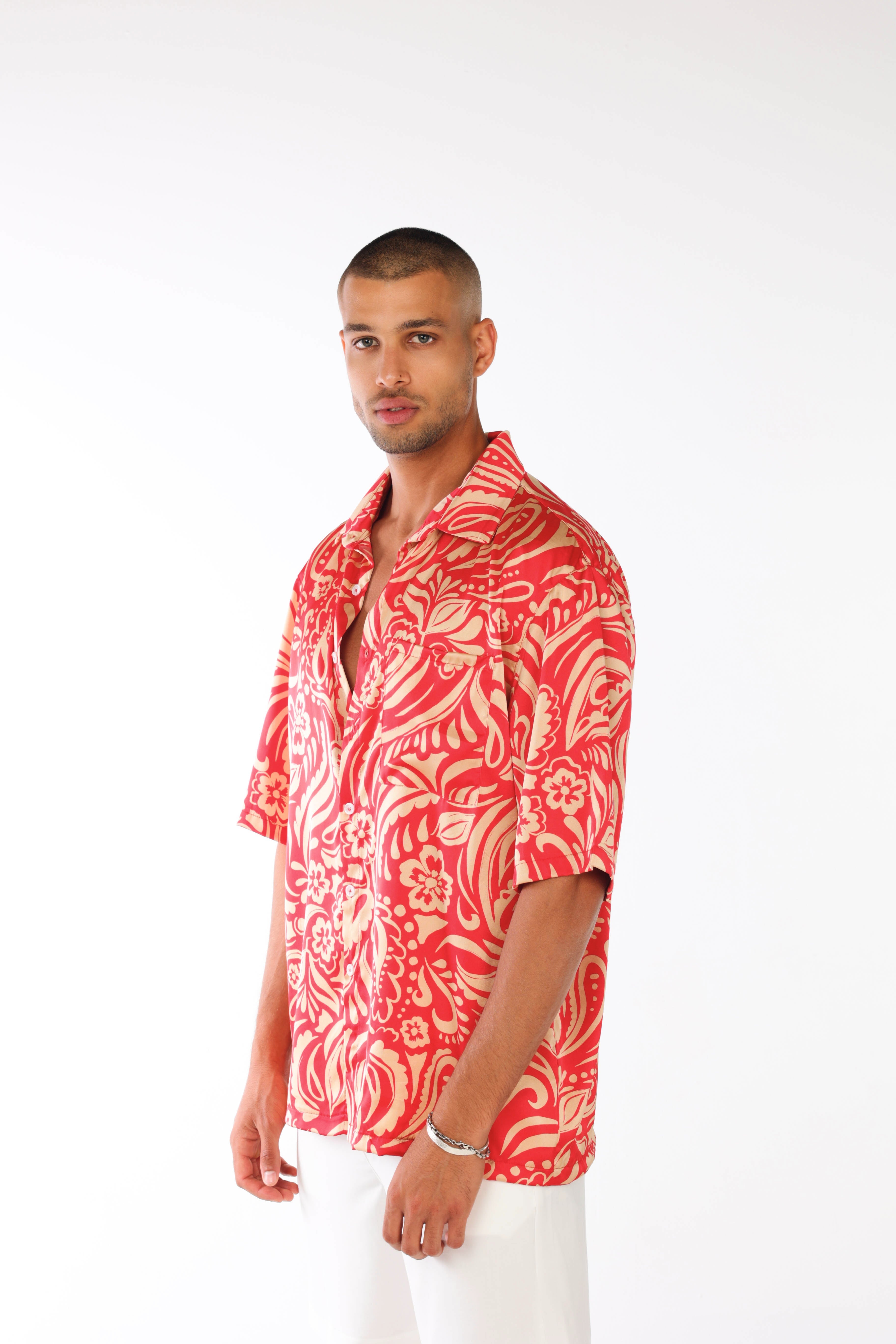 Dusty Rose Oversized Shirt