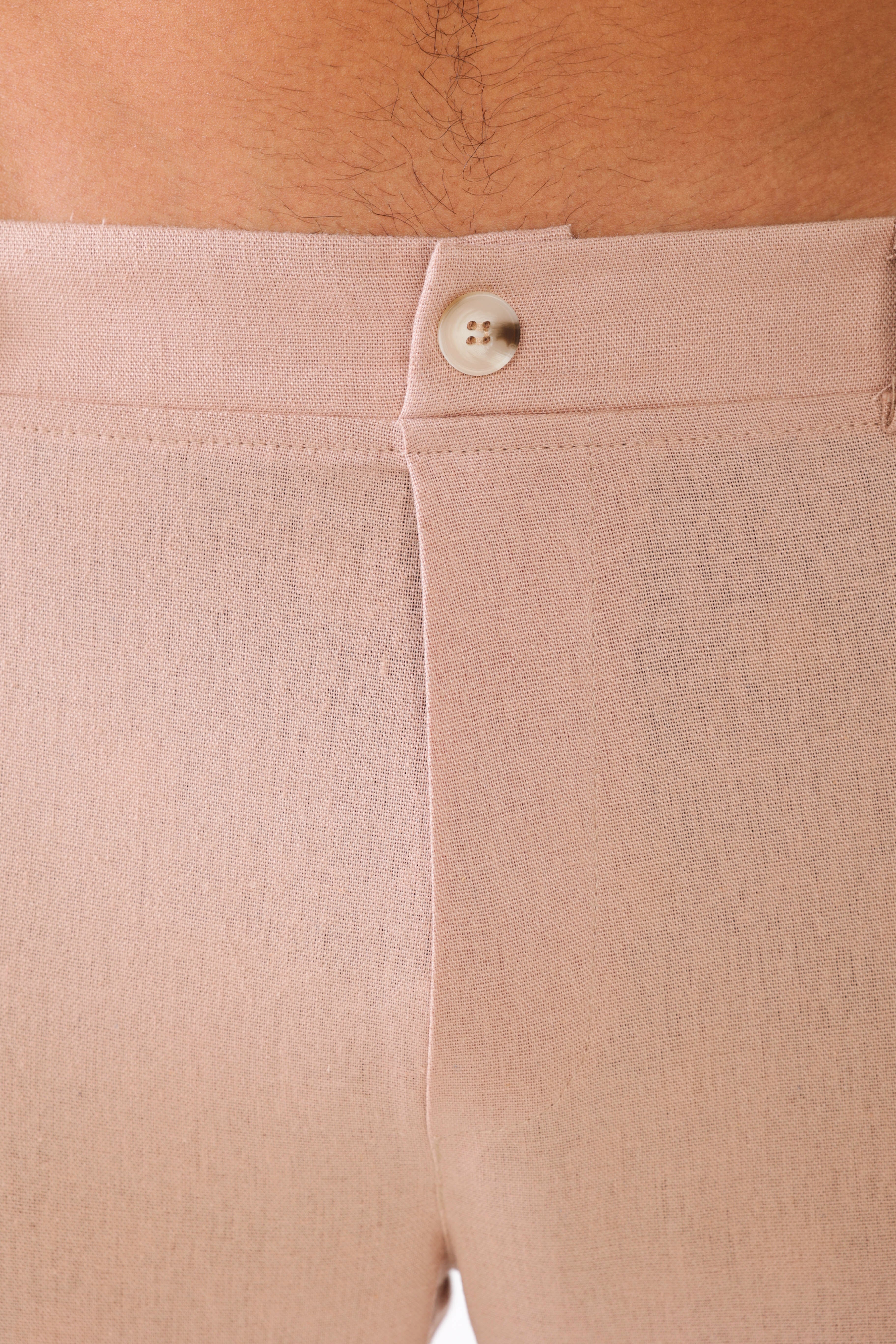 Slim Fit Rrusty Linen
