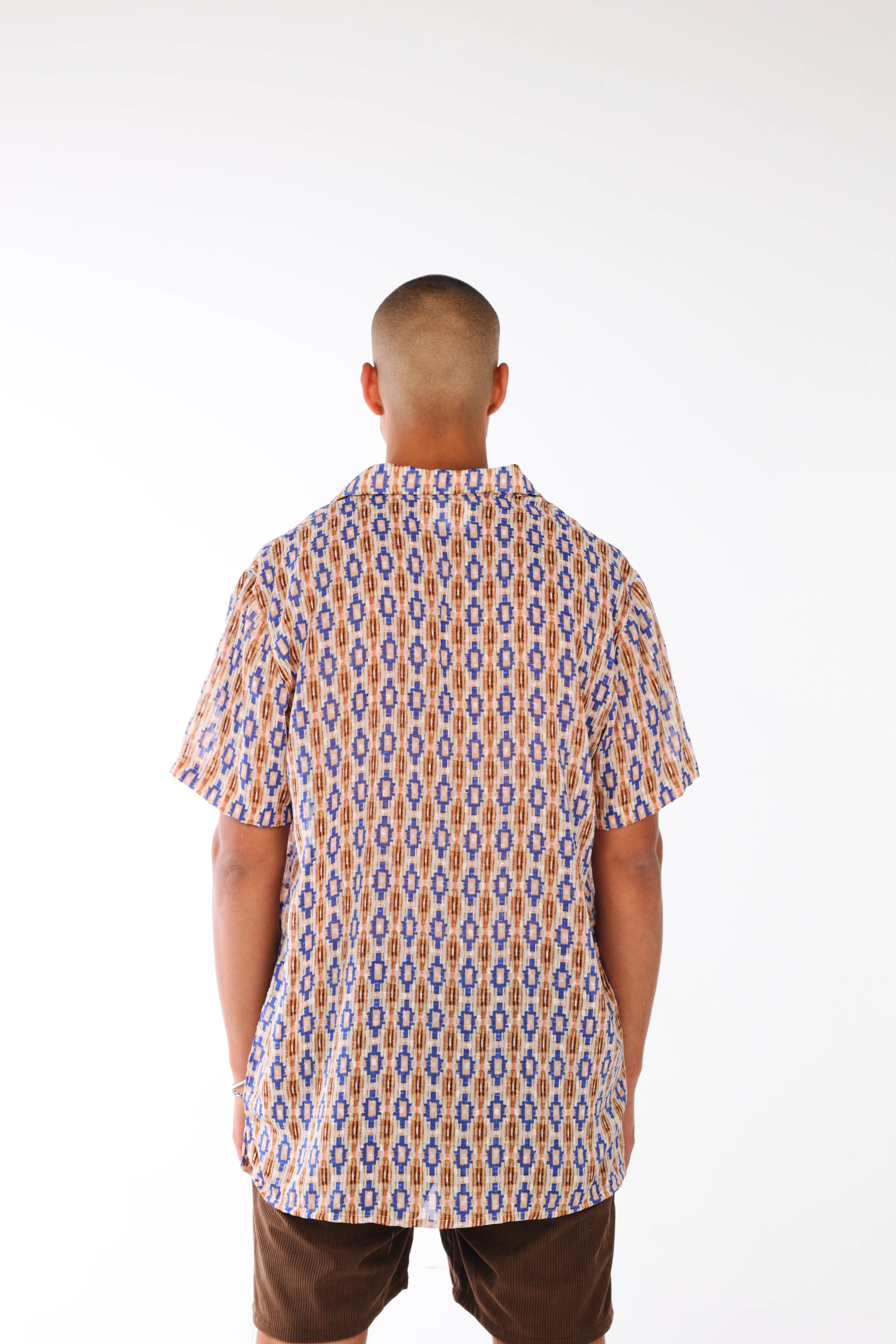 Transparent Polorful Printed Shirt