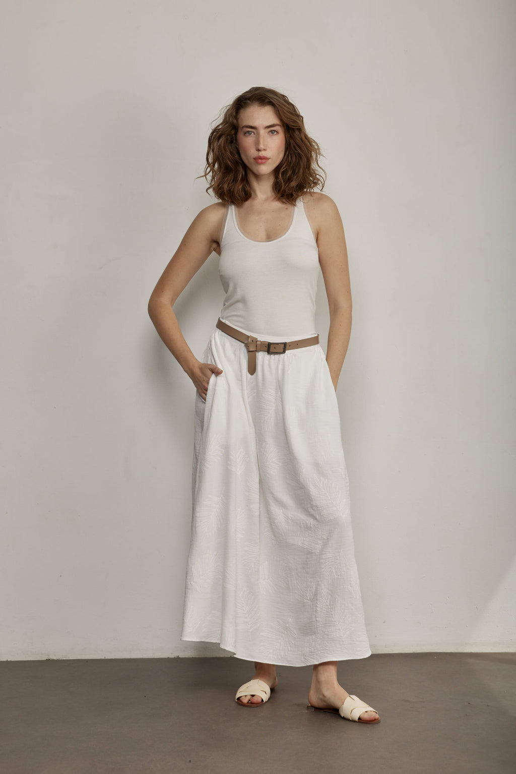 Estelle Skirt White