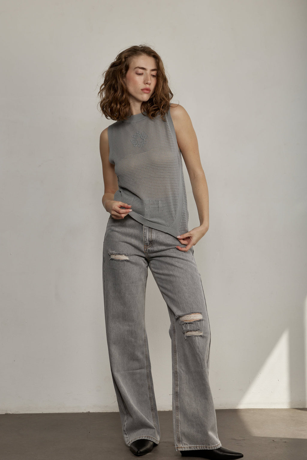 Madison Jeans Light Grey