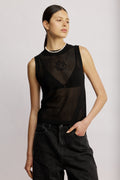 Bora Bora Knit Top Black