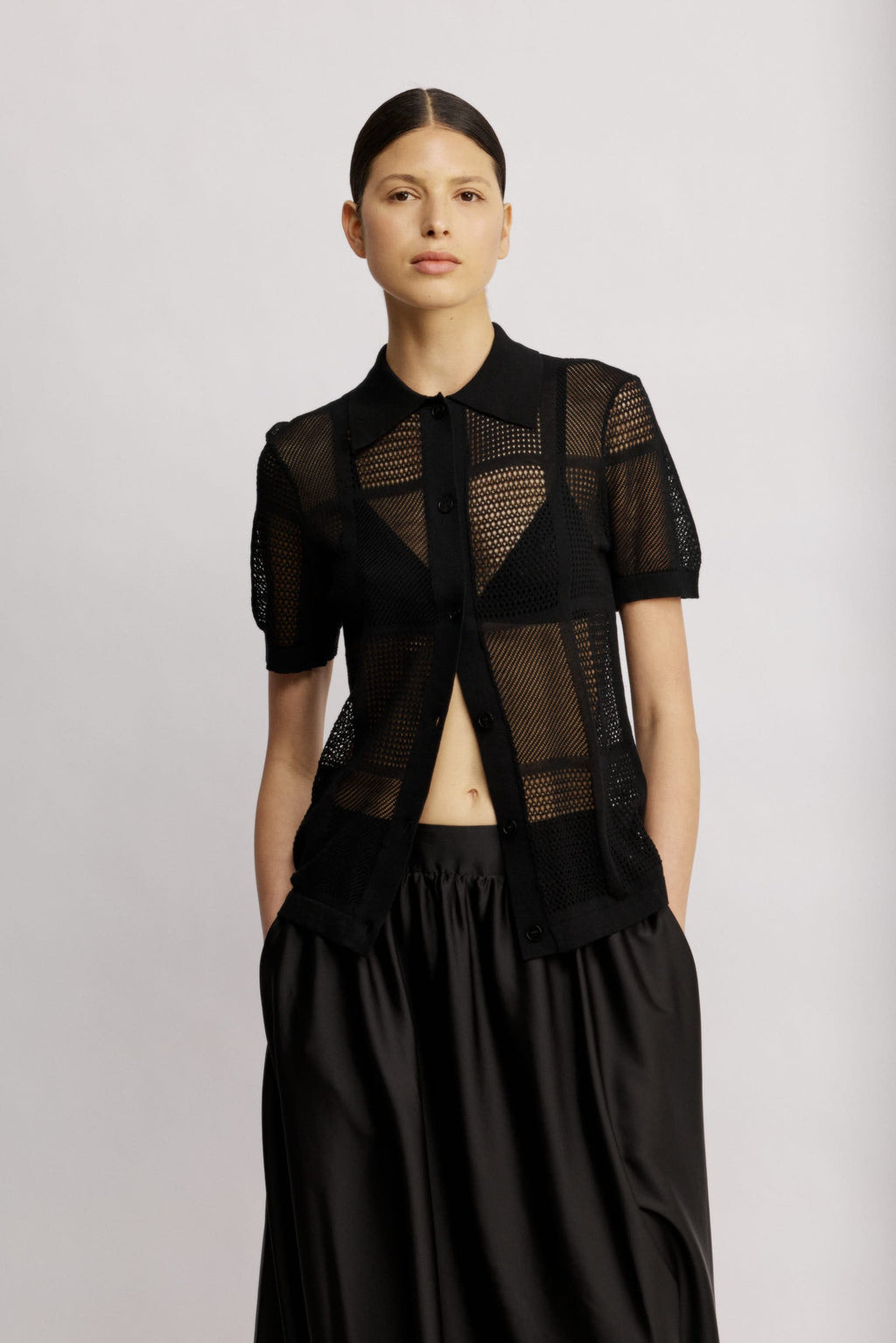 Maui Knit Top Black