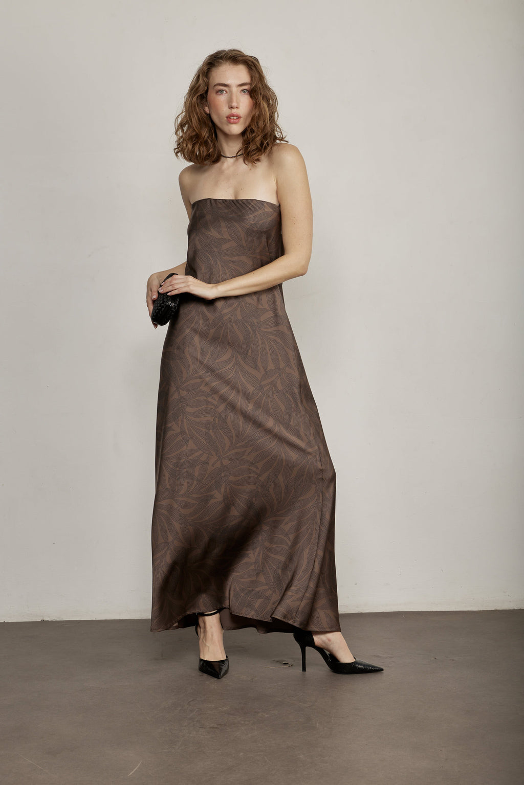Nell Dress Brown detail