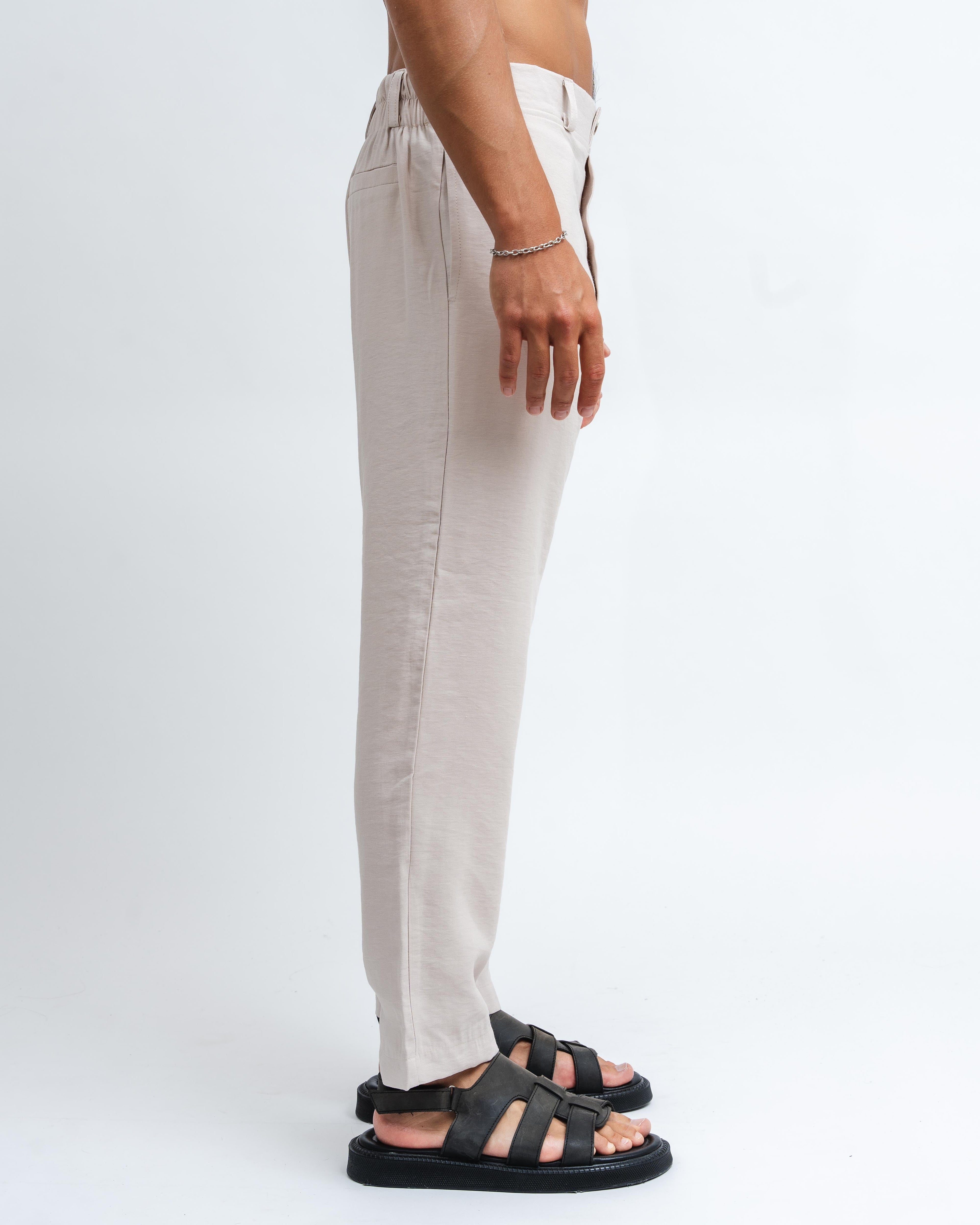 Cream Slim Fit