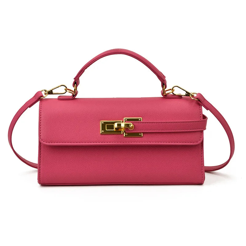 Women's new handbag, small square bag, elegant personality, high-end sense, single shoulder crossbody bag