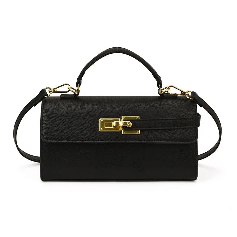 Women's new handbag, small square bag, elegant personality, high-end sense, single shoulder crossbody bag