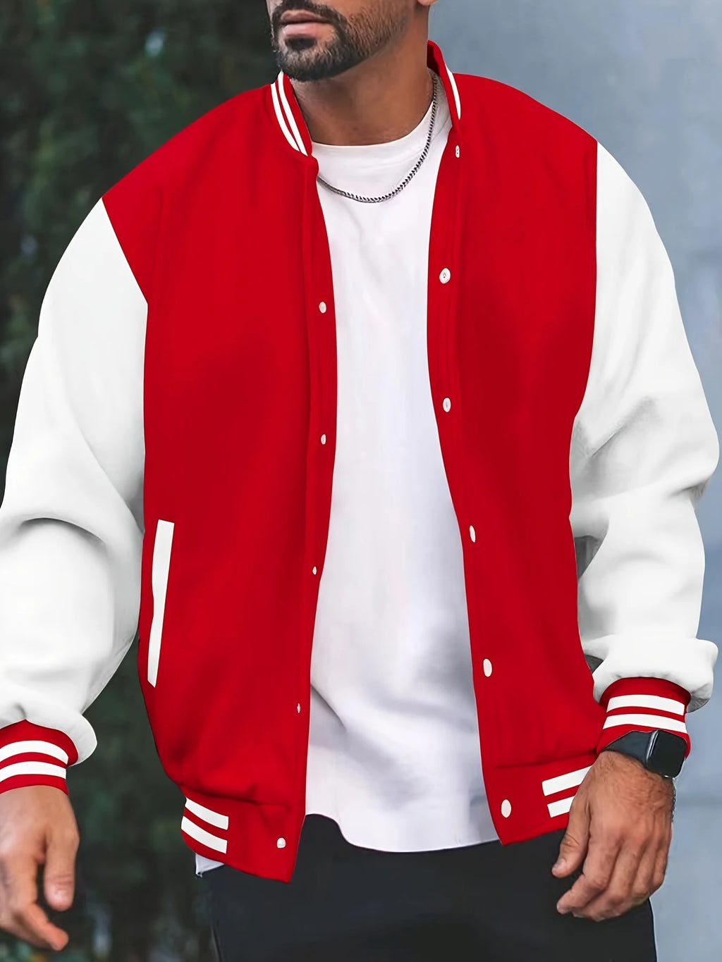 American Men's Personalized Baseball Jersey Autumn and Winter Out Sports Jogging Jacket Korean Fashion Casual Couple Jacket