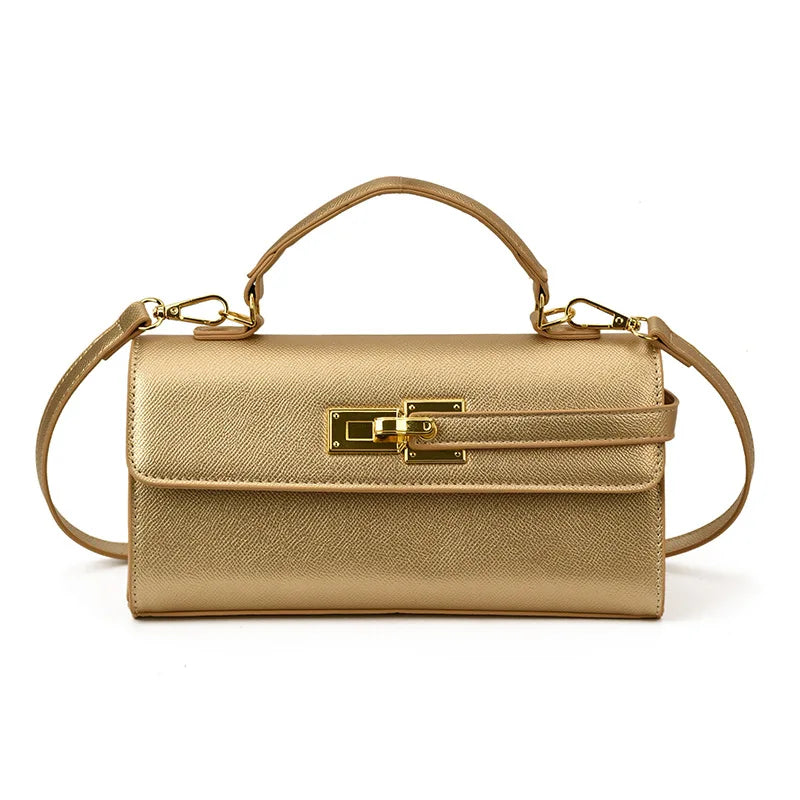 Women's new handbag, small square bag, elegant personality, high-end sense, single shoulder crossbody bag