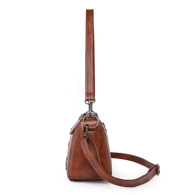 Women Bag woman's handbag new trend vintage Crossbody Bag for Women Fashion Shoulder Bags Handbag PU Leather luxury Design bags