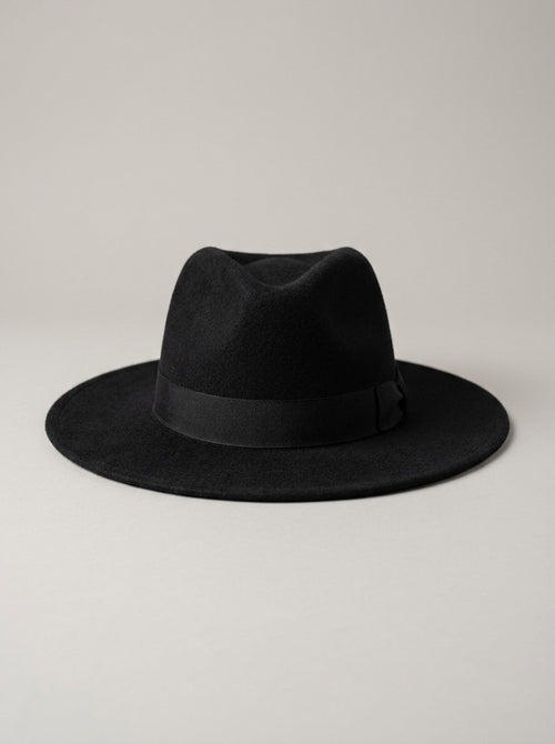 Black Wide-Brim Fedora
