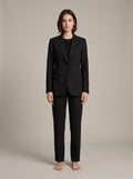 Black Tailored Trouser Suit