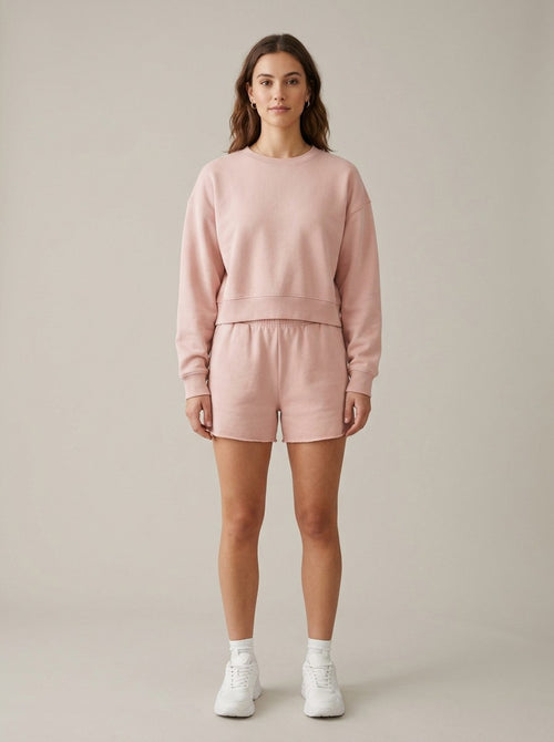 Blush Boxy Sweatshirt