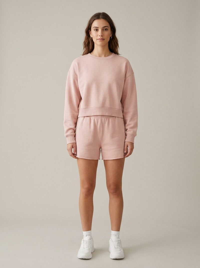 Blush Boxy Sweatshirt