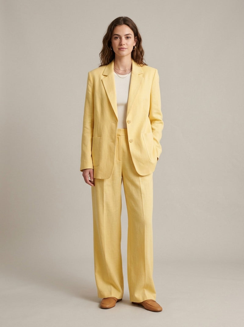 Butter Relaxed Blazer Suit
