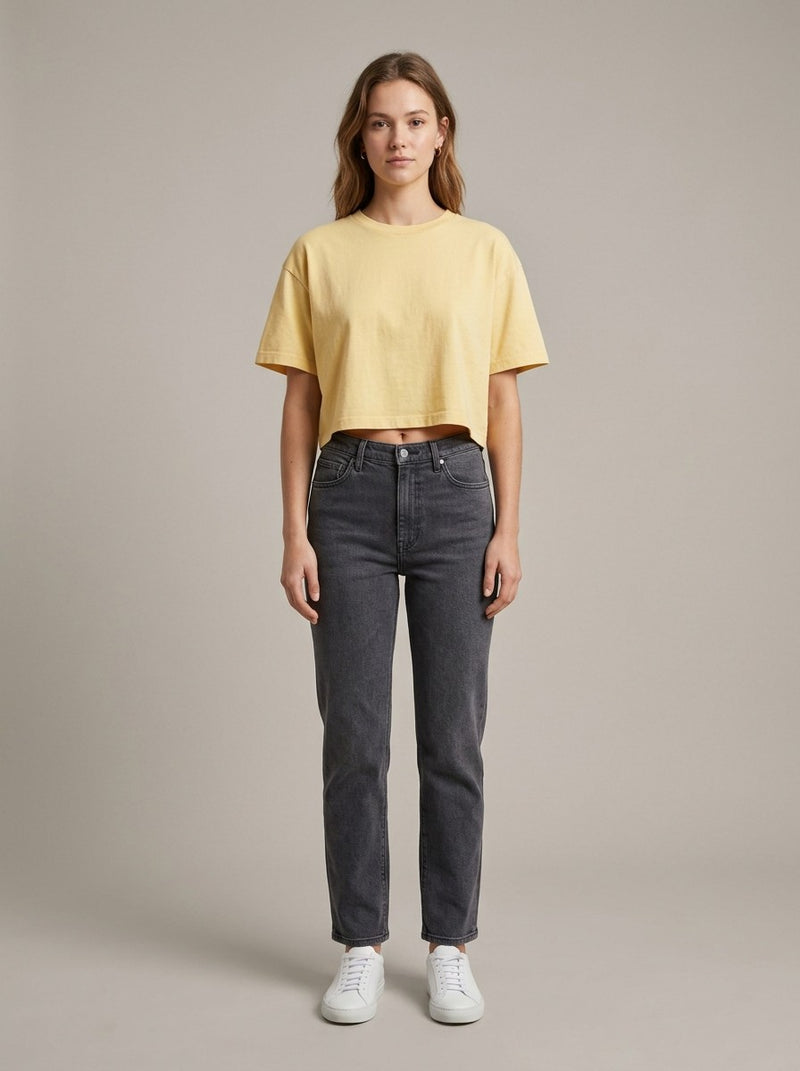 Butter Cropped Tee