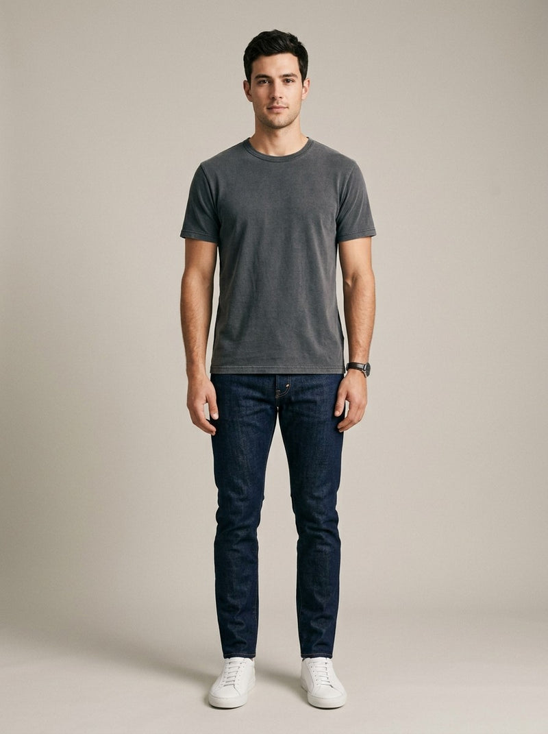 Charcoal Crew Tee