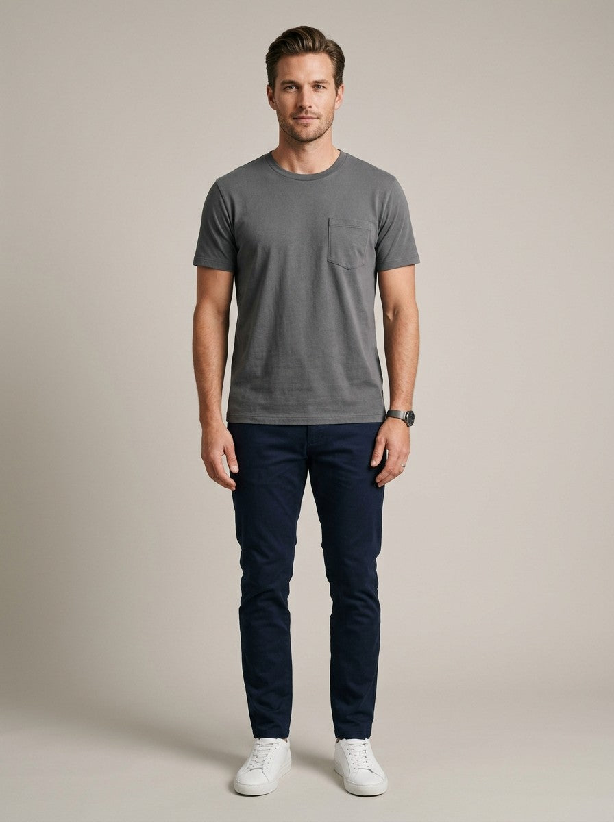 Graphite Pocket Tee