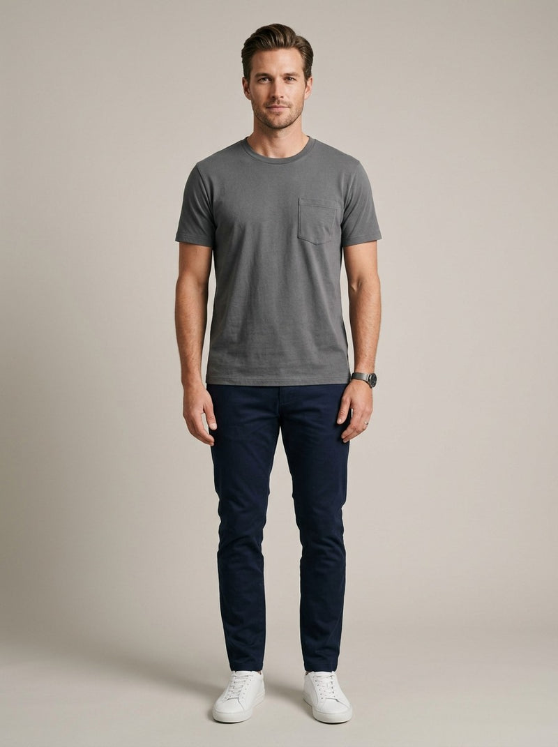 Graphite Pocket Tee