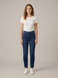 Ivory Fitted Rib Tee