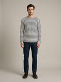 Navy Stripe Longsleeve Tee