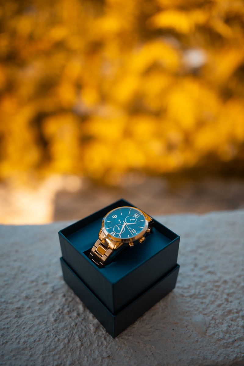 Classic Leather Strap Watch