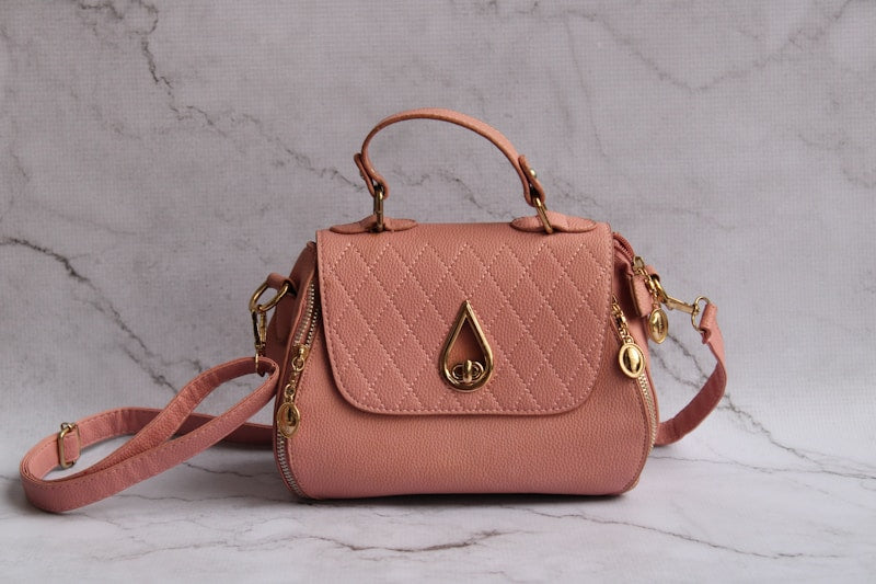 Structured Leather Tote Bag