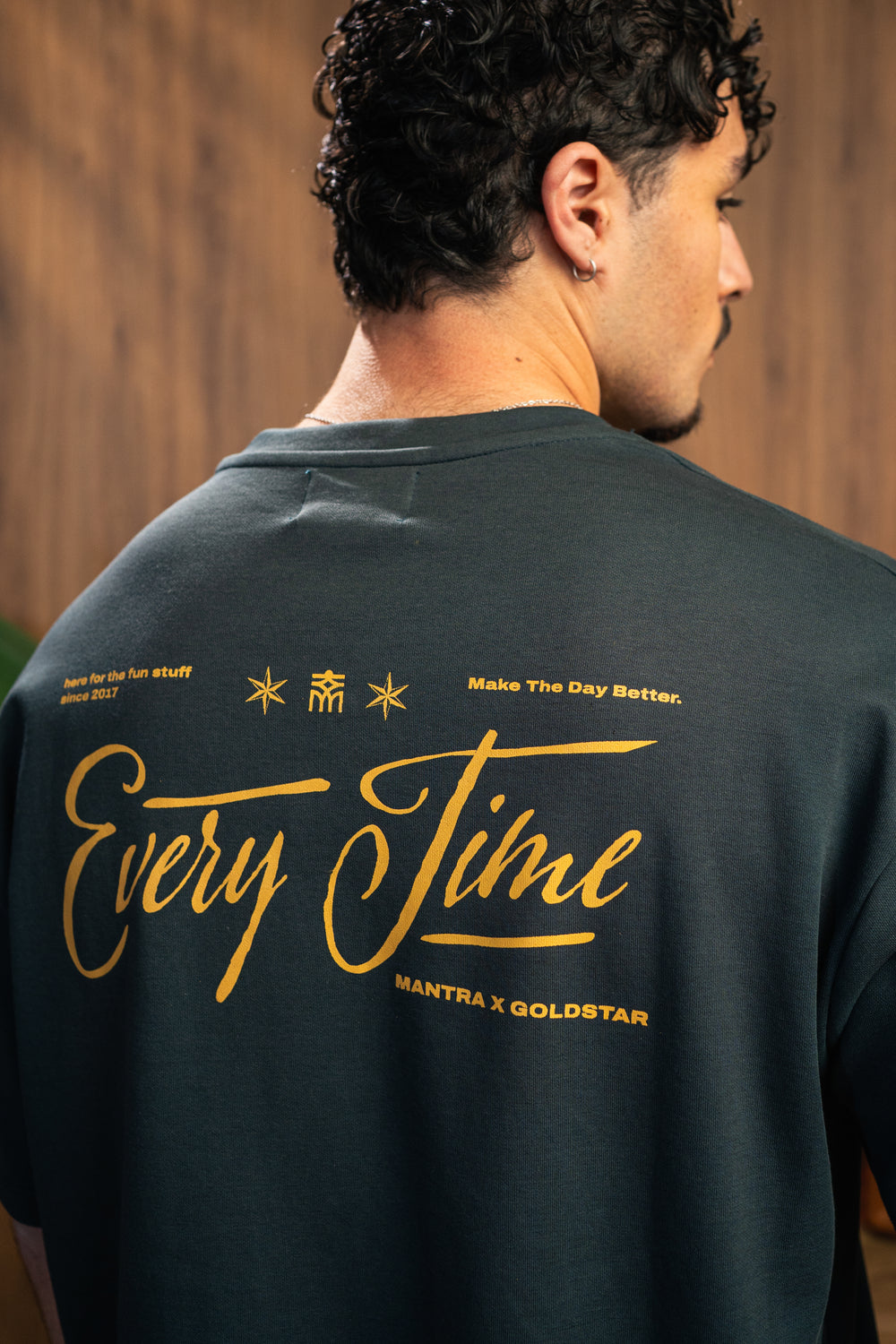 Our.Mantra Collab Goldstar Oversized T