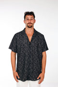Our.Mantra Black Printed Shirt
