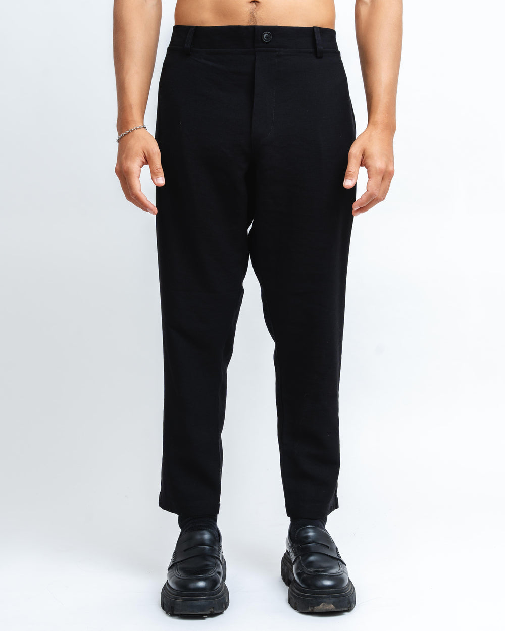 Our.Mantra Black Slim Fit Jeans