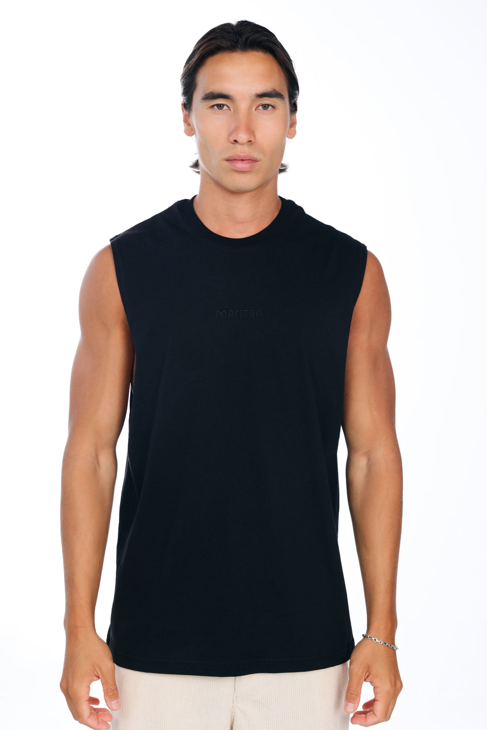 Our.Mantra Black Tank Top