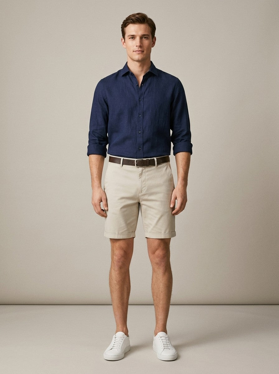 Stone Chino Shorts