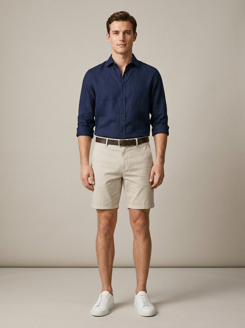 Stone Chino Shorts