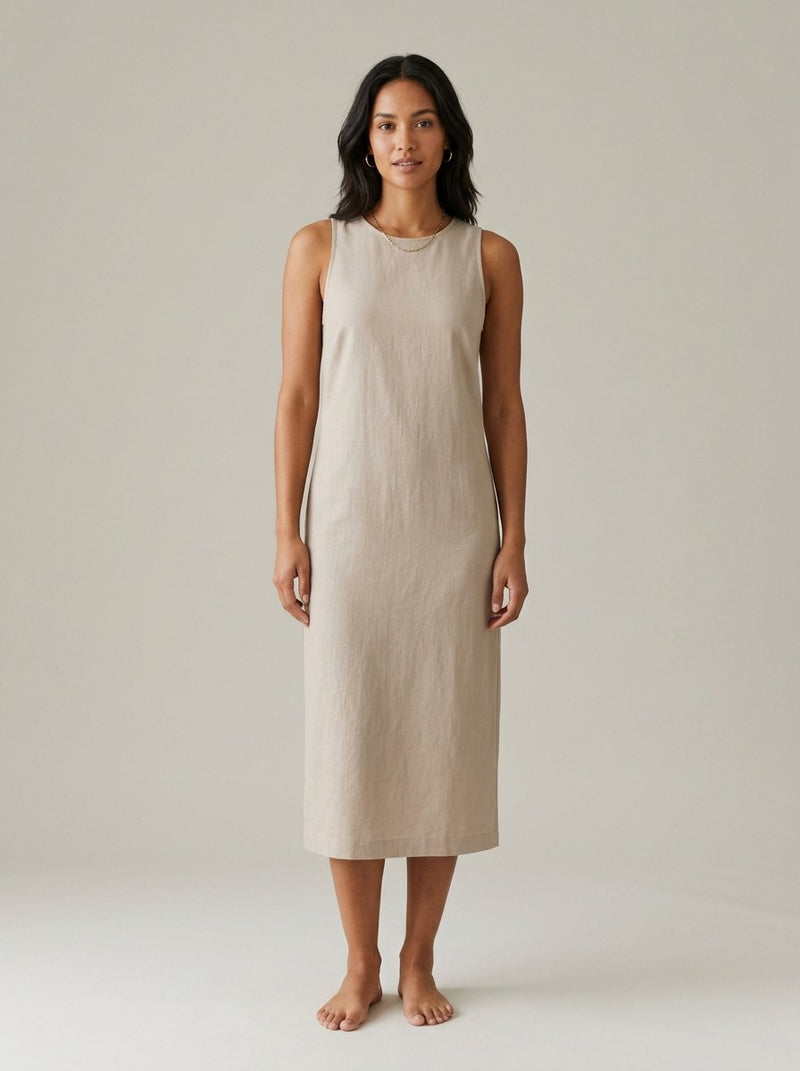 Stone Tank Midi Dress